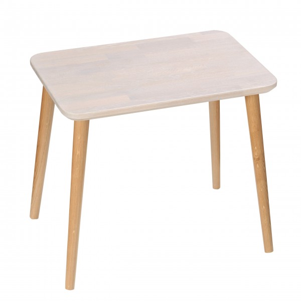 Rechteckiger Tisch aus massiver Eiche - 1
