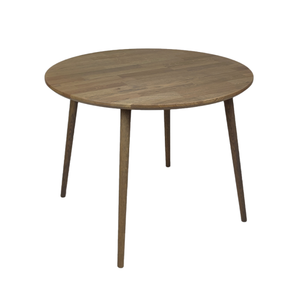 Stolik okrągły z litego dębu - kolekcja BASIC | Moonwood, Stolik okrągły z drewna dębowego Basic - BASSO-D 