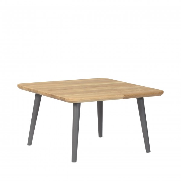 Solid oak square table - 4